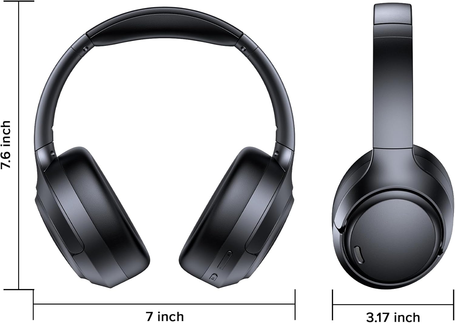 Wireless Over-Ear Bluetooth Headphones (Model : GX7000)