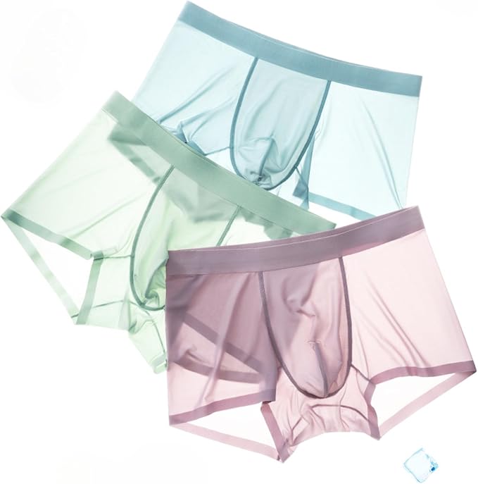 Men's Ice Silk Boxer Briefs