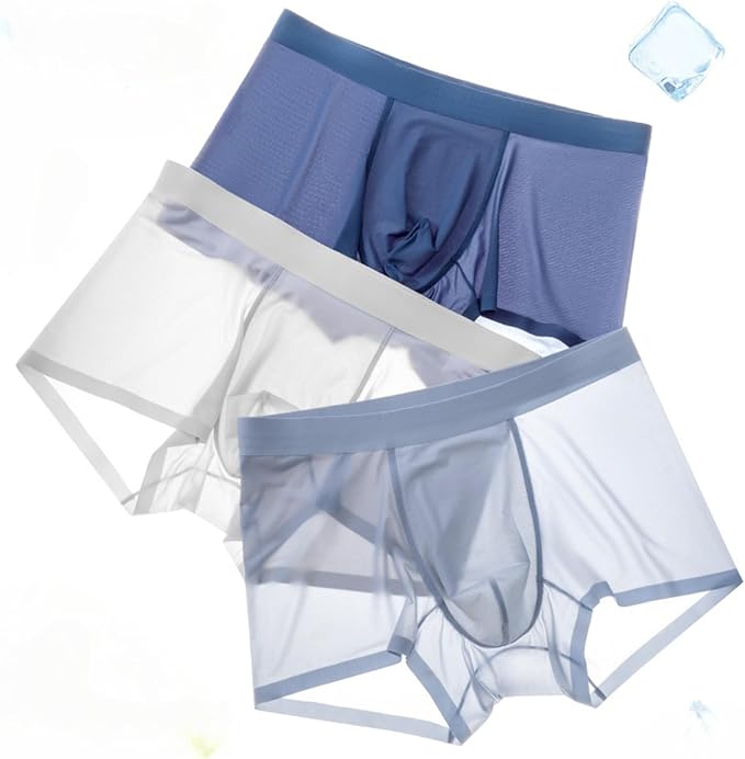 Men's Ice Silk Boxer Briefs