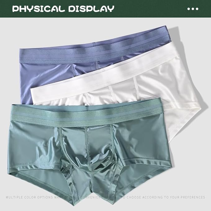 Men's Ice Silk Boxer Briefs