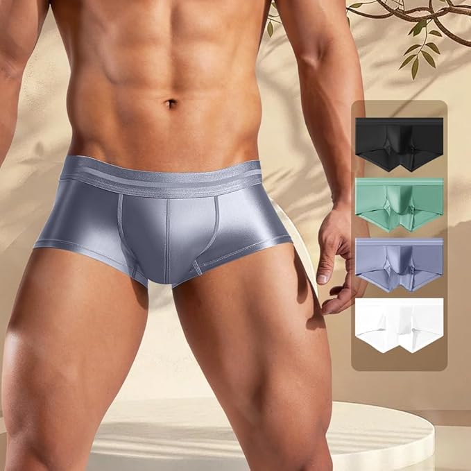 Men's Ice Silk Boxer Briefs