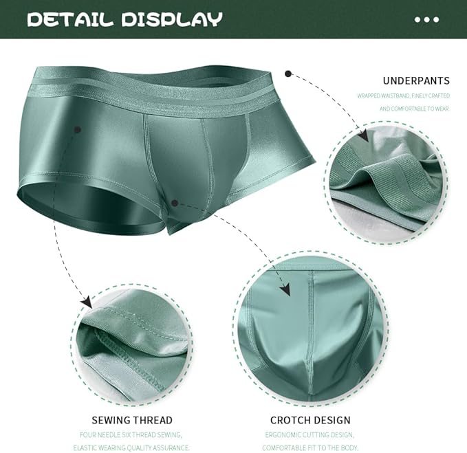 Men's Ice Silk Boxer Briefs