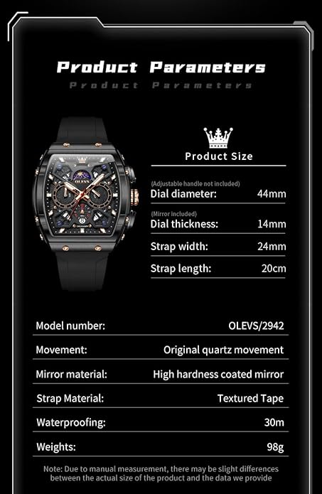 Mens Watches Stylish Chronograph Waterproof Luminous Silicon Strap Multifunction Watches for Men Business White Men Wrist Watch