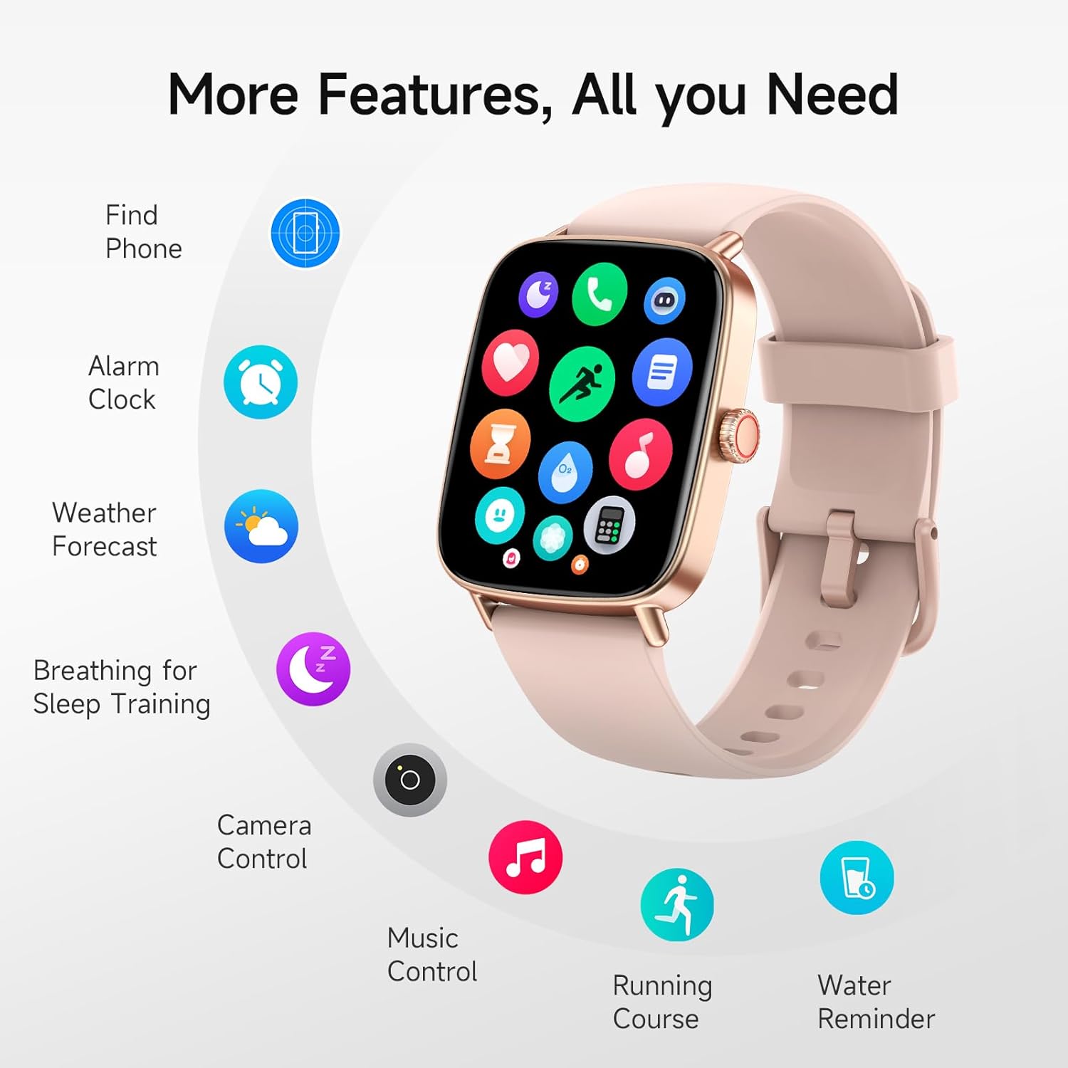 Smart Watch for Men Women (Model : D31200)