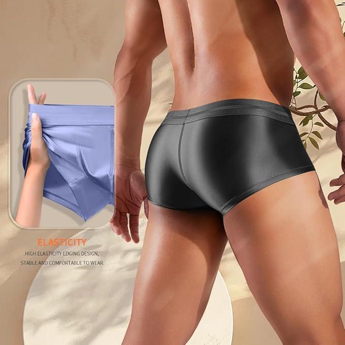 Men's Ice Silk Boxer Briefs