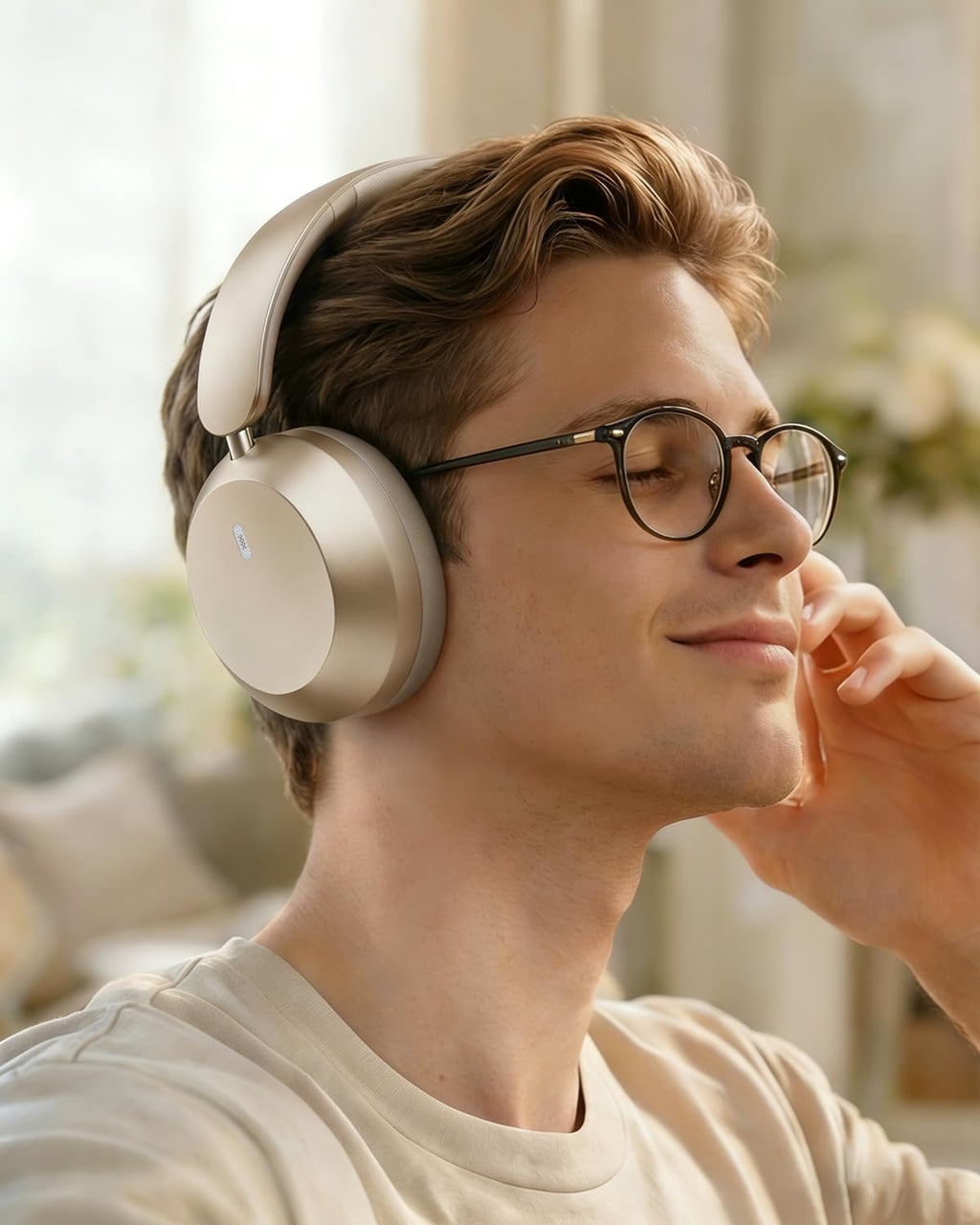 Wireless Over-Ear Bluetooth Headphones (Model : BAD9000)