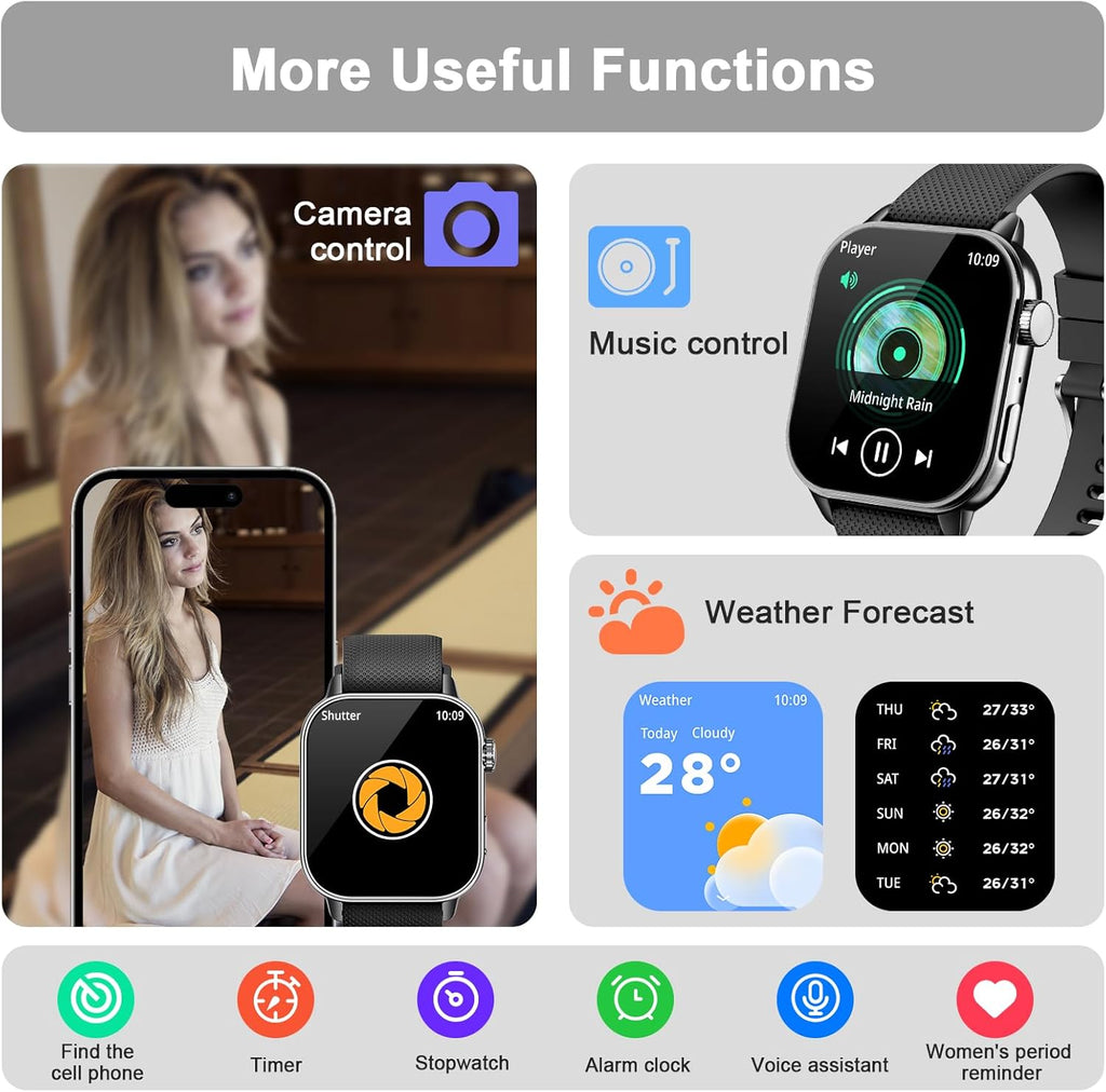 Smart Watch for Men & Women Model : B8200)