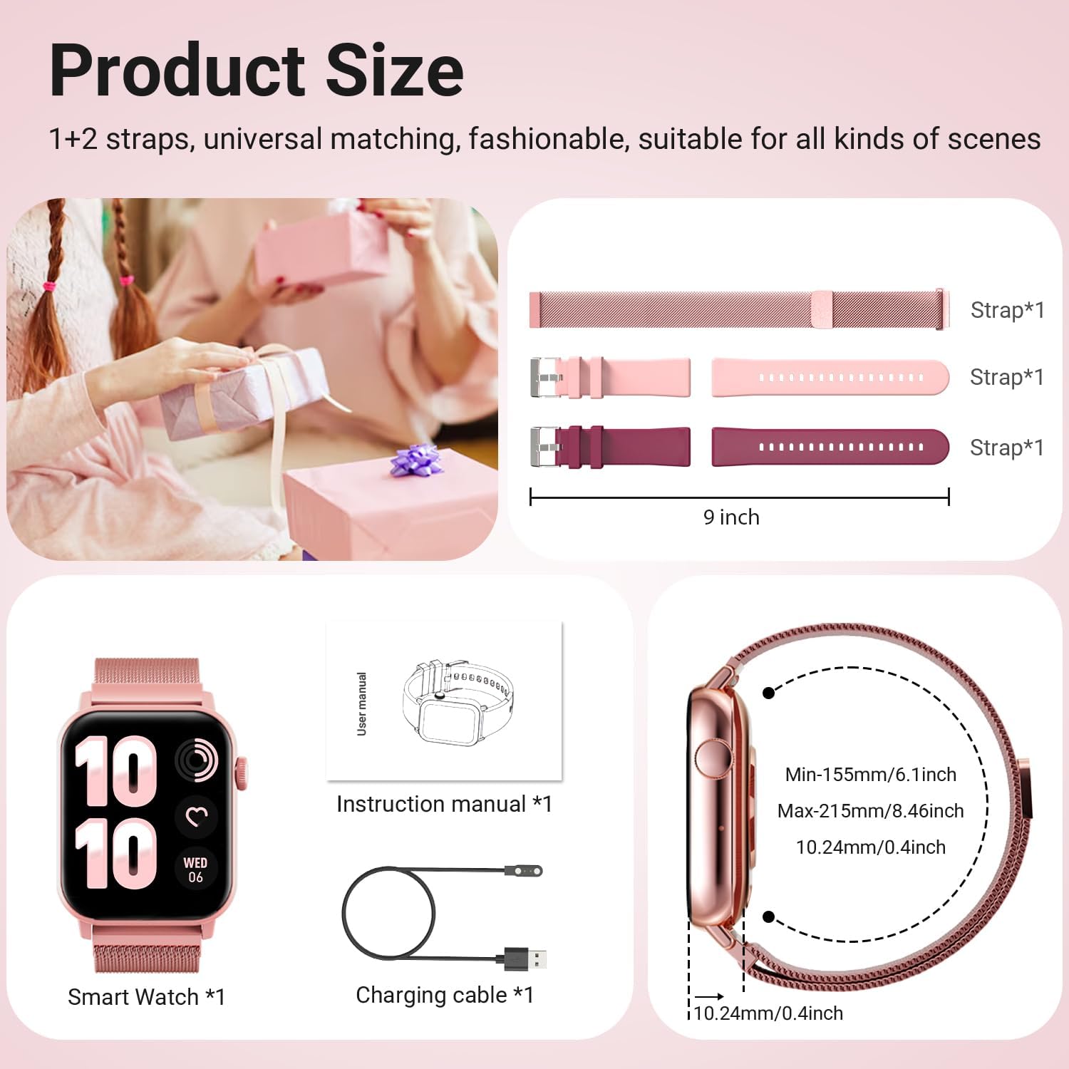 Smart Watche for Women (Model : H1N1)