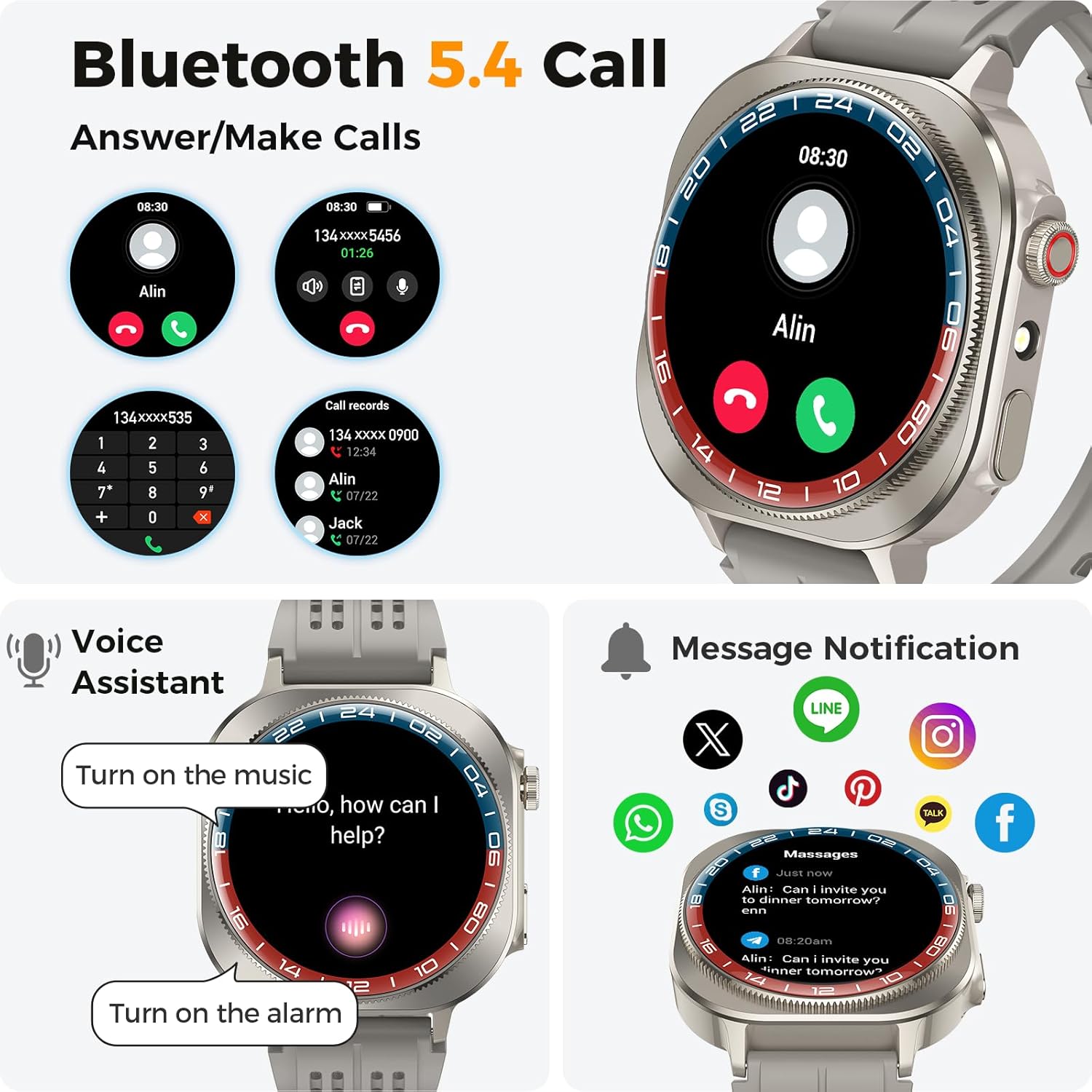 Fitness Smartwatch for Men & Women (Model : G780)