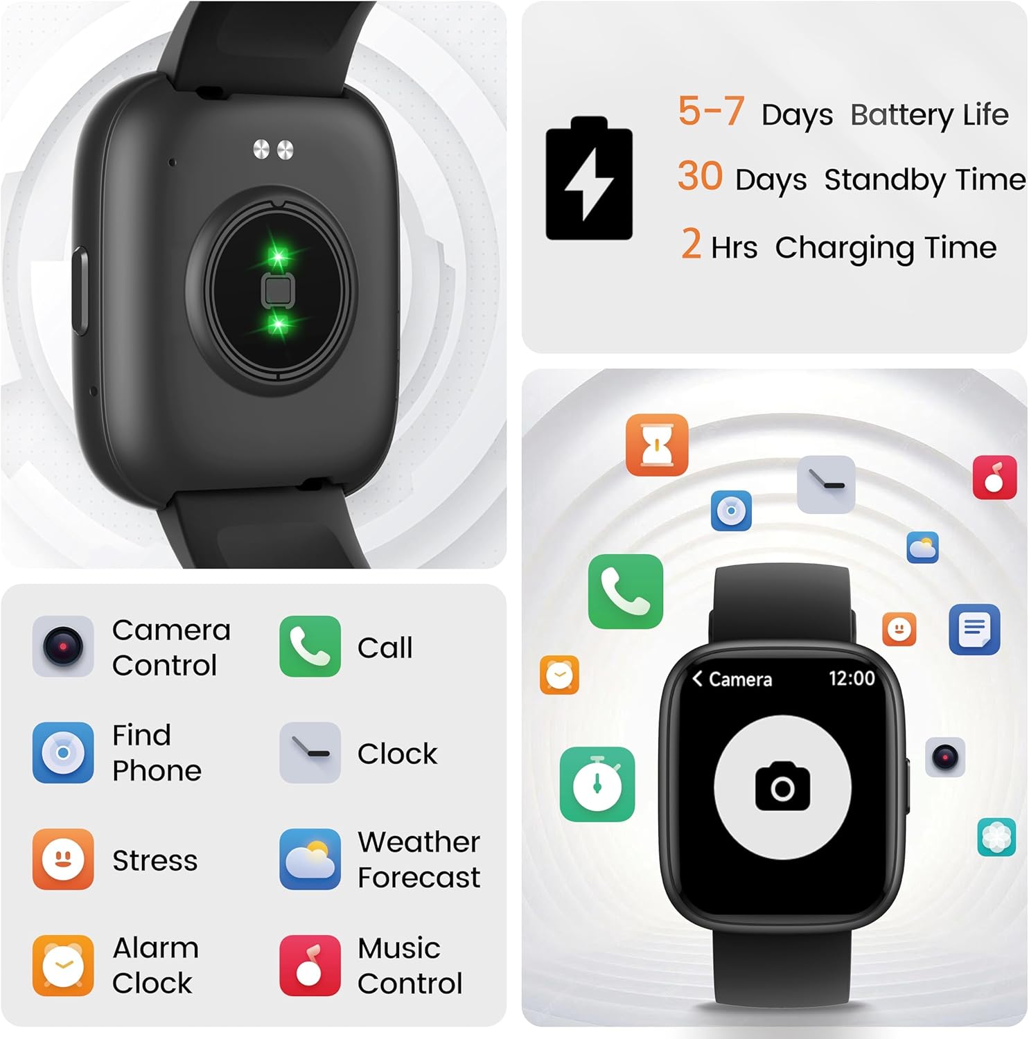 Smart Watch with Alexa Built-in (Model : I96700)