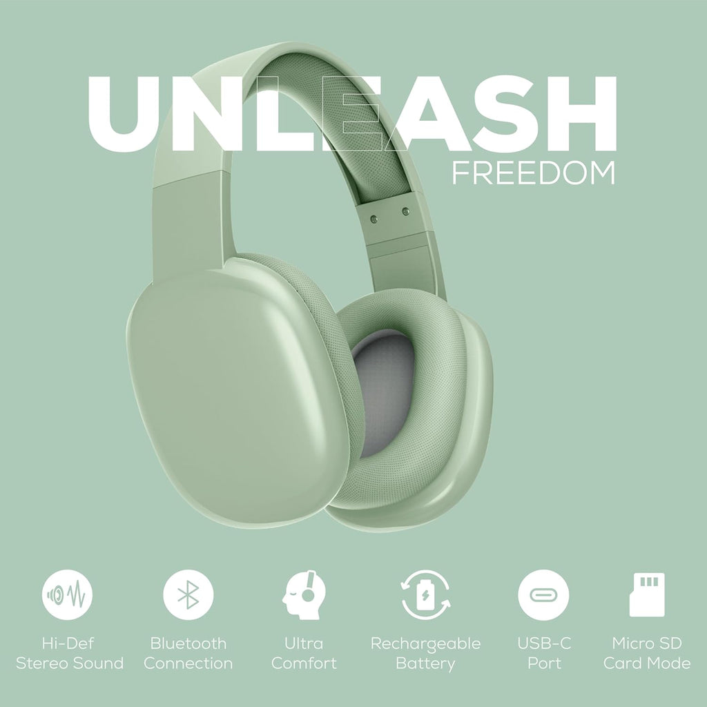 Wireless Over-Ear Bluetooth Headphones (Model : C9D3001)