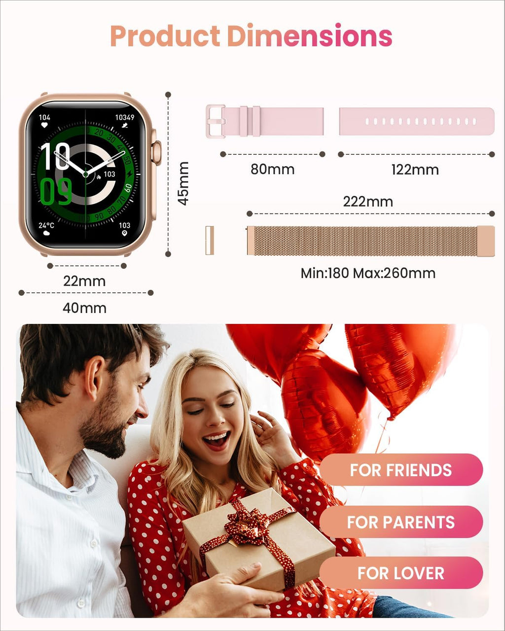 Smart Watch for Women (Model : A3500)