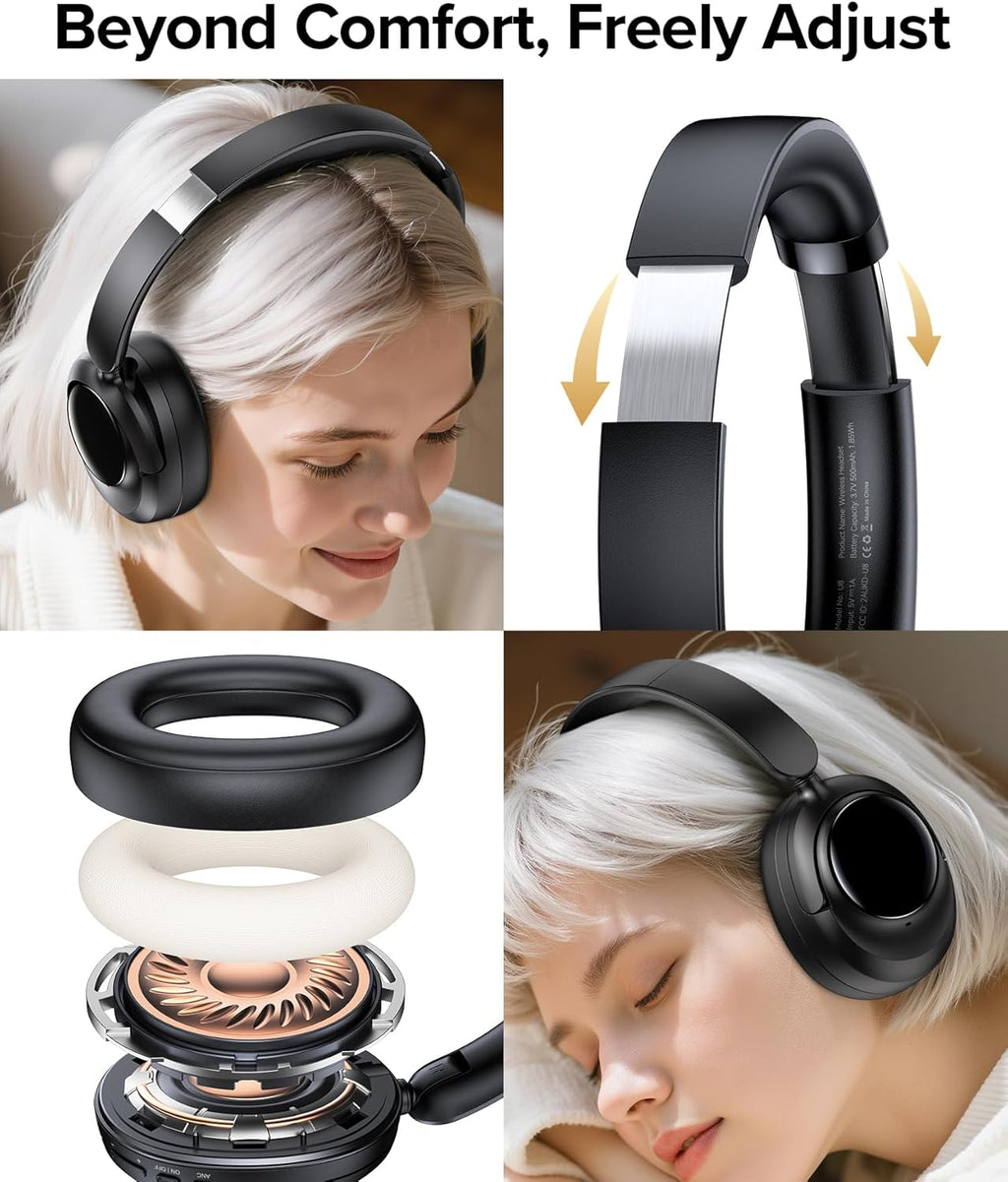 Wireless Over-Ear Bluetooth Headphones (Model : HX2001)