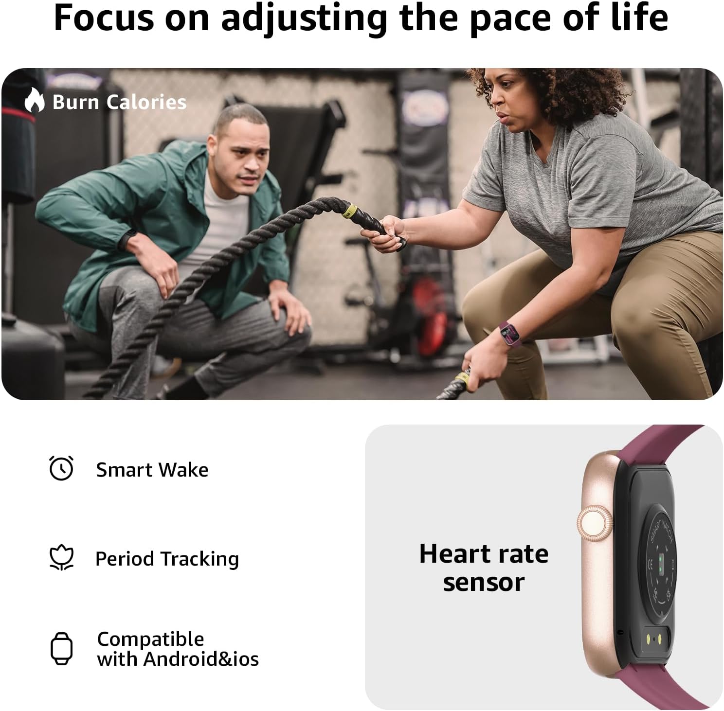 Smart Watch for Men & Women (Model : J90001)