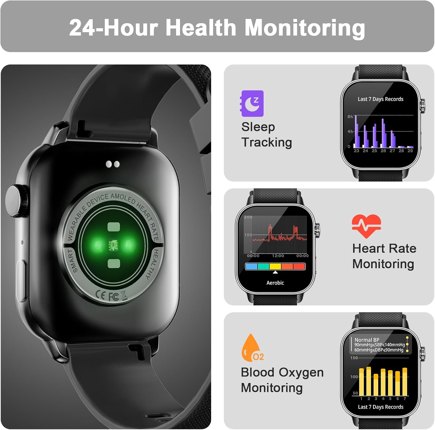 Smart Watch for Men & Women Model : B8200)
