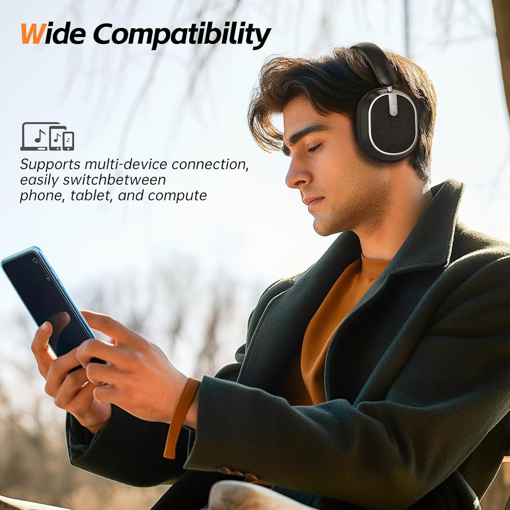 Wireless Over-Ear Bluetooth Headphones (Model : E93000)