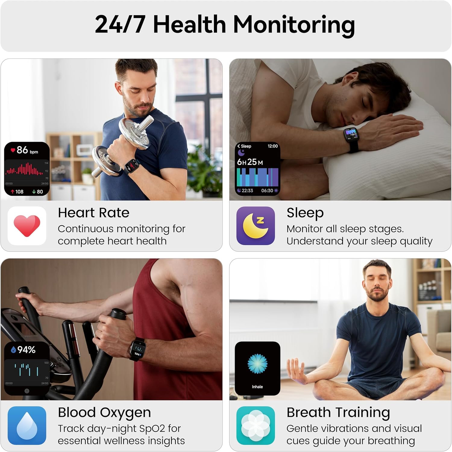 Smart Watch with Alexa Built-in (Model : I96700)