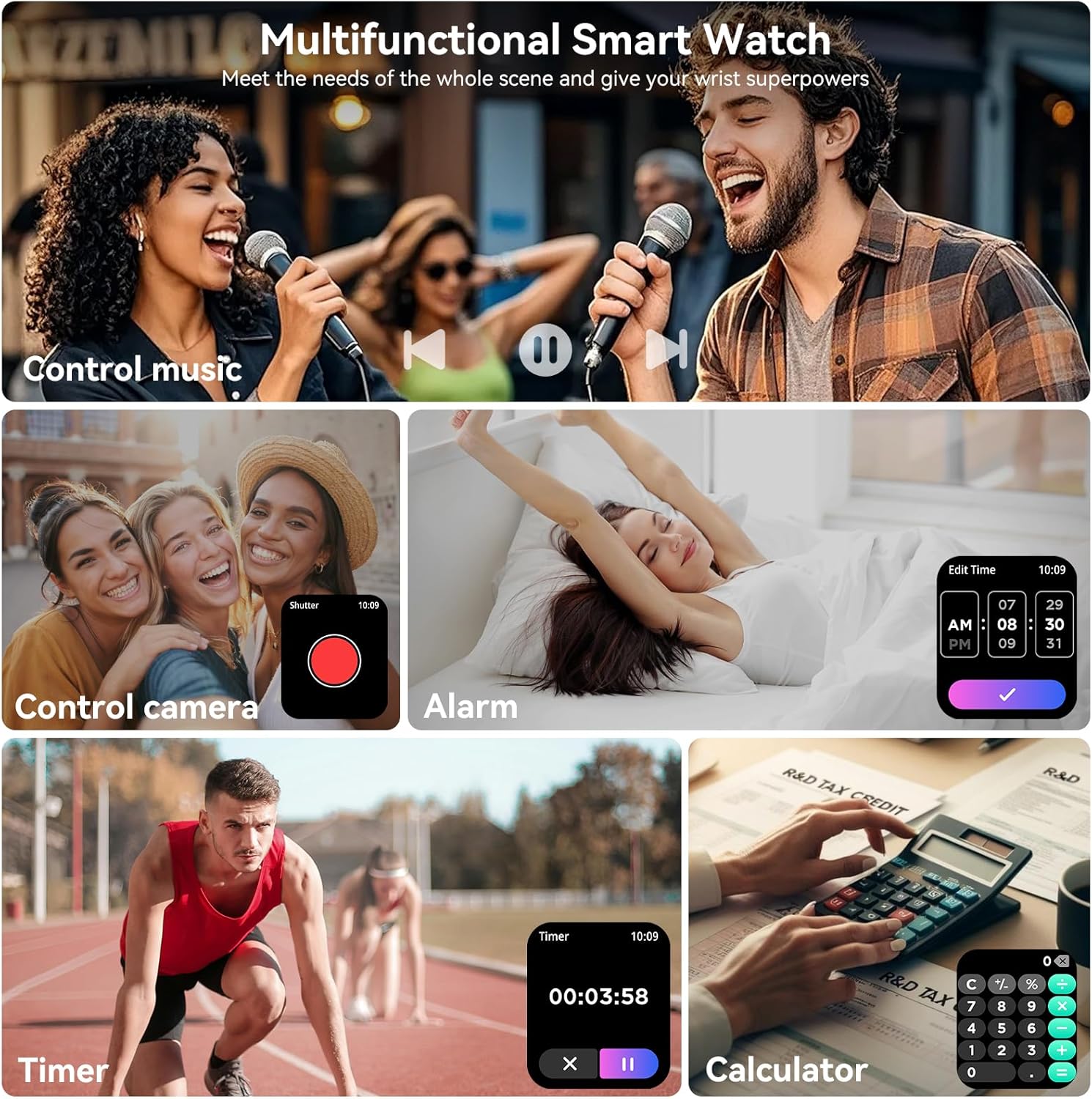 Smart Watch for Men & Women (Model : C7805)