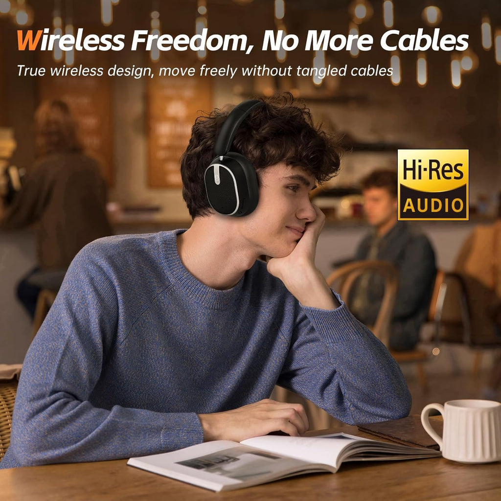 Wireless Over-Ear Bluetooth Headphones (Model : E93000)