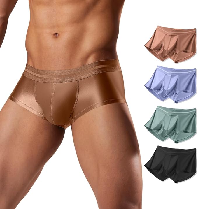 Men's Ice Silk Boxer Briefs