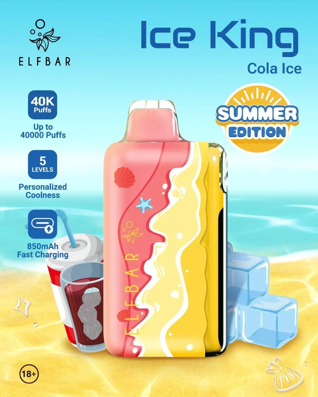 Elf Bar Ice King – SUMMER EDITION (40000 Puffs)