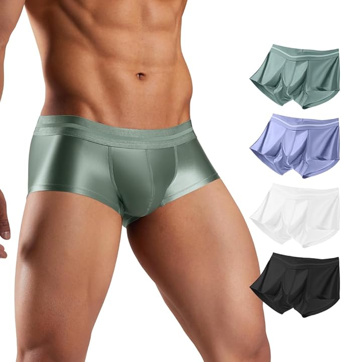 Men's Ice Silk Boxer Briefs