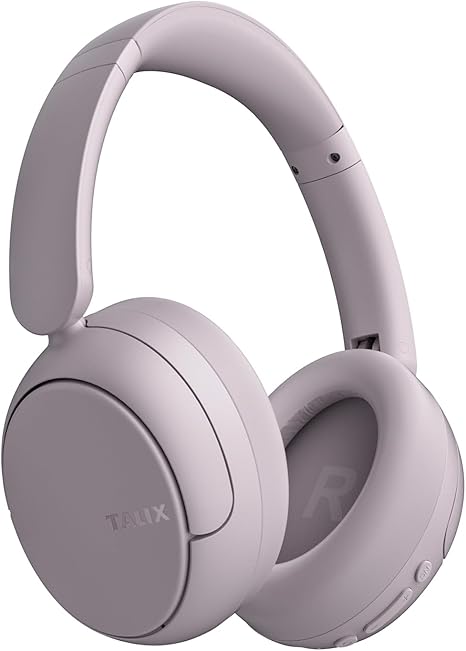 Hybrid Active Noise Cancelling Headphones, Wireless Over-Ear Bluetooth Headphones, 110H Playtime, Hi-Res Audio, Bass Boost, Clear Calls, Comfortable Fit, Bluetooth 6.0 Headset