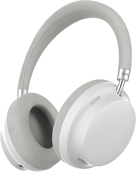 Bluetooth Headphones - Over The Ear, Active Noise Cancelling Wireless Headphones + Awareness Mode, Bluetooth Headset with Mic, 50 Hours of Battery Life