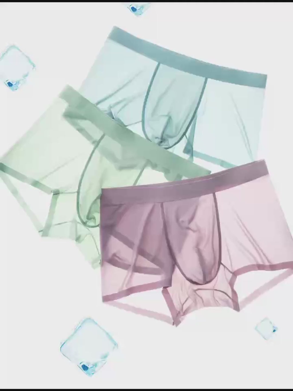 Men's Ice Silk Boxer Briefs