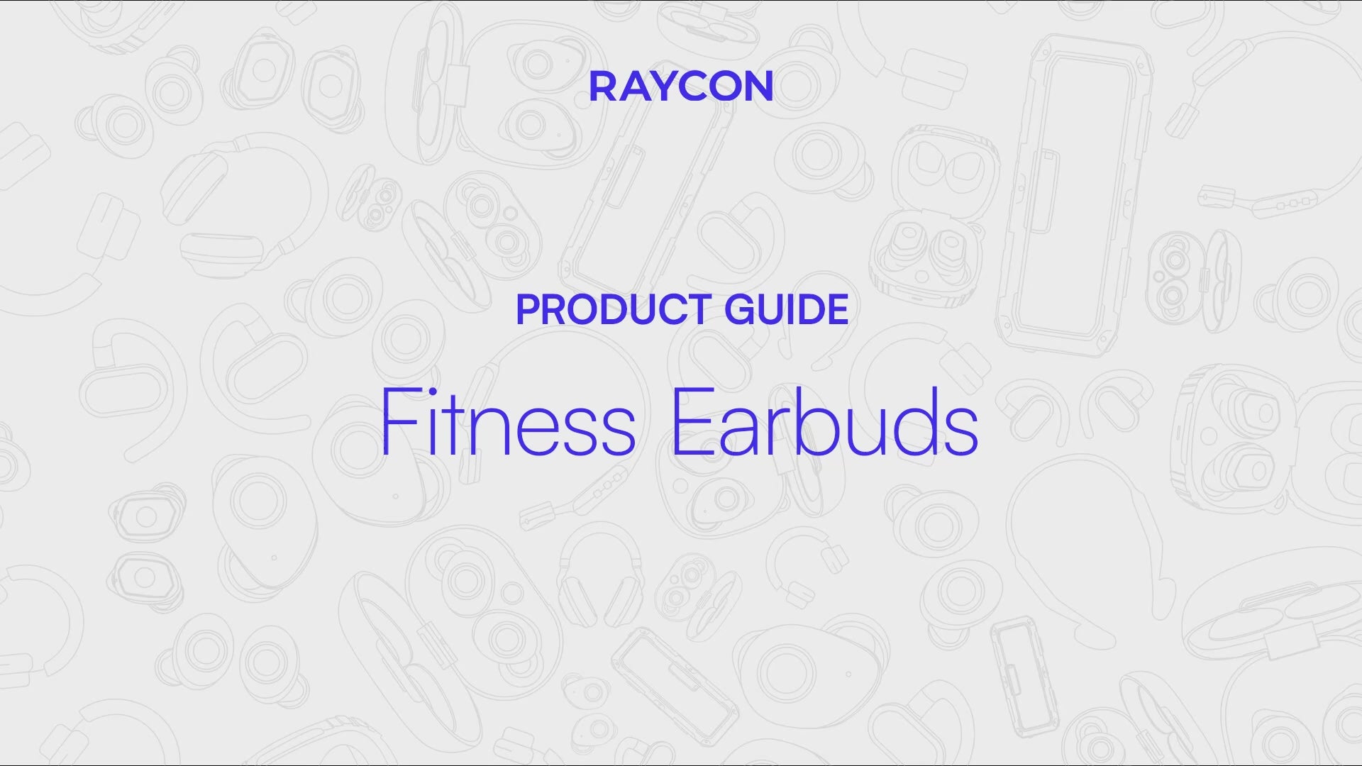 Fitness Bluetooth Wireless Earbuds + Microphone with Active Noise Canceling, Sweat & Water-Resistant Earphones, Running Headphones, Ear Buds Wireless Bluetooth 56 Hours Playtime